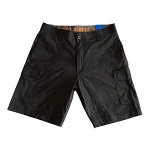 Men's Wear First Black Cargo Shorts Size 36